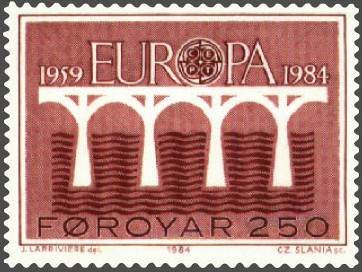 Faroe stamp 091 europe cept 1984