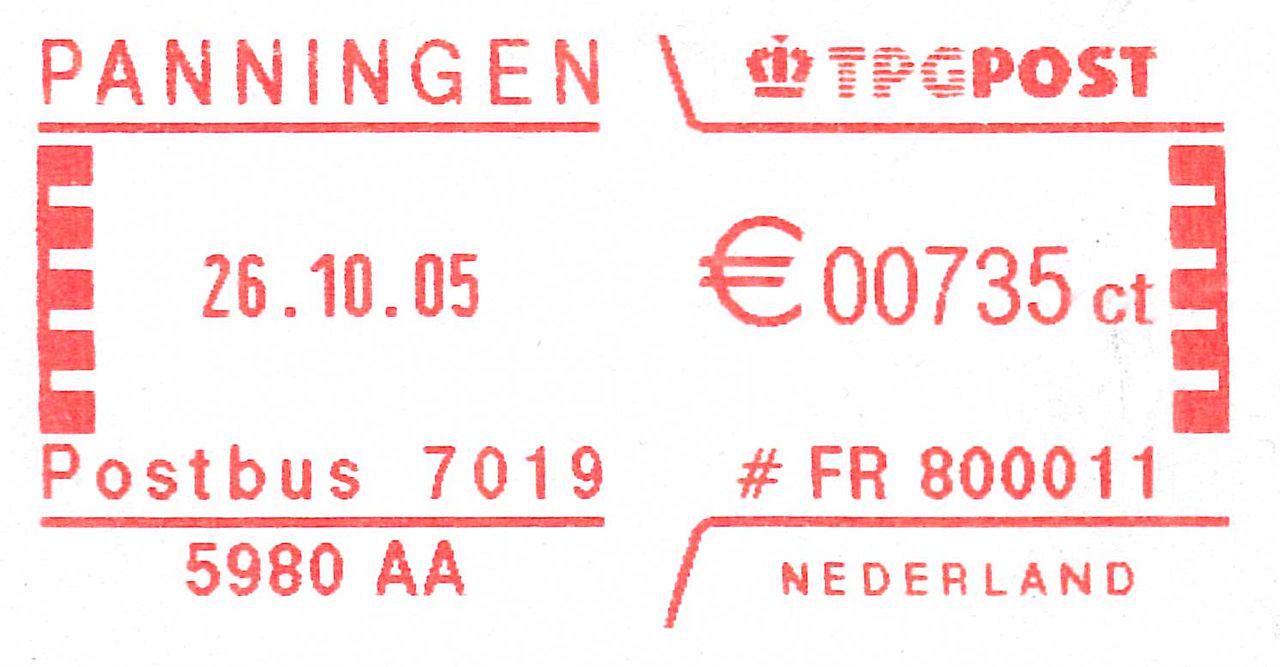Freimachung NL